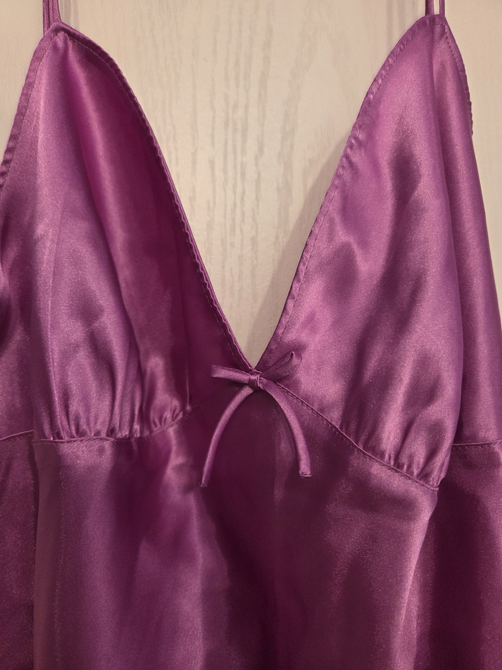 La SENZA Pink/Purple V-Neck Slip Dress - Picture 3 of 9
